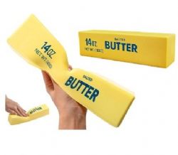 JOUET SENSORIEL ANTI-STRESS SQUISHY - JUMBO BEURRE (LEVÉE LENTE)